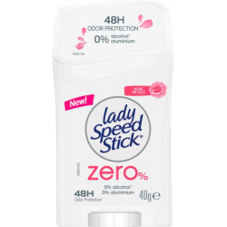Lady Speed Stick ZERO %, antiperspirant solid femei, 40 gr