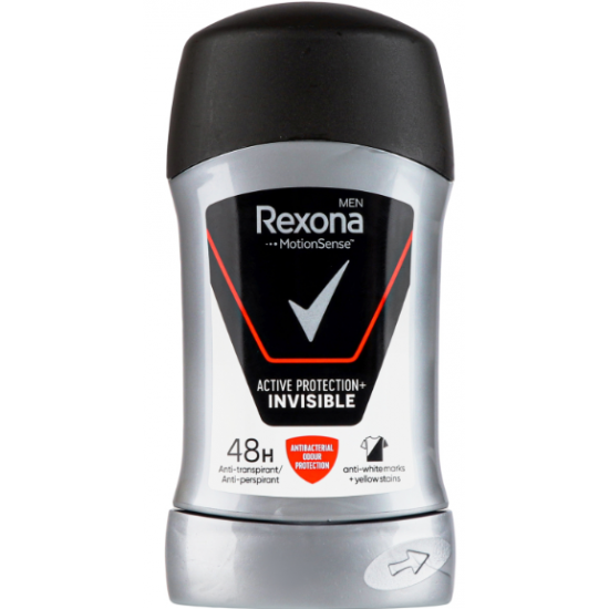 Rexona Motion Sense Invisible, deodorant stick femei, 50 gr