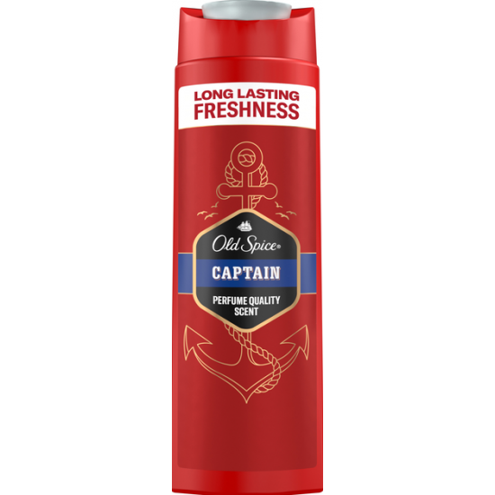 Old Spice Captain 2in1, gel de dus & sampon, 250 ml