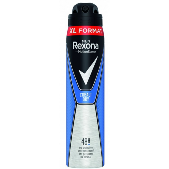Rexona Men Cobalt Dry, deodorant spray barbati, 250 ml