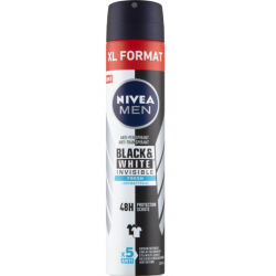 Nivea Men Black&White Invisible Fresh, deodorant spray barbati, 200 ml