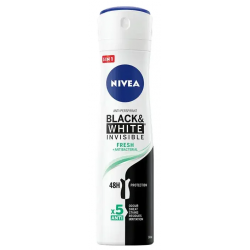 Nivea Black&White Invisible Fresh, deodorant spray femei, 200 ml