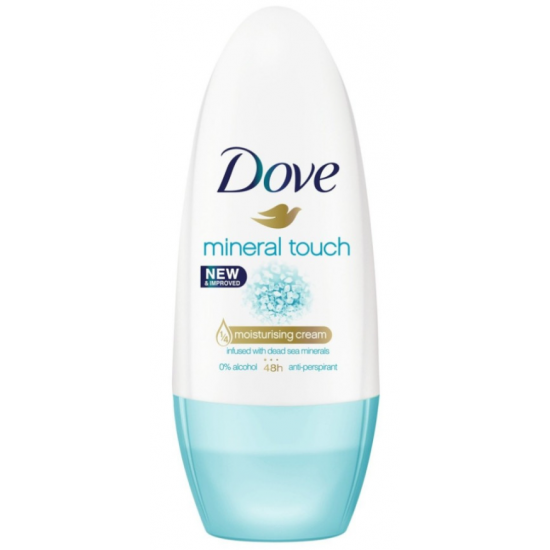 Dove Mineral Touch, deodorant roll-on femei, 50 ml