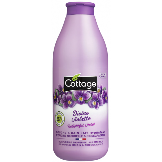 Cottage Violete, gel de dus hidratant, 750 ml	