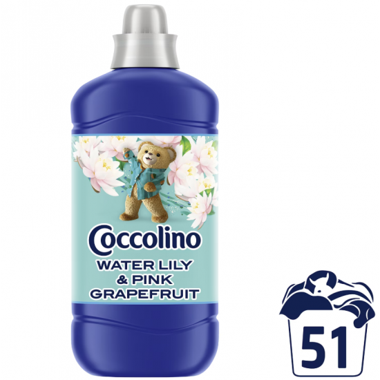 Coccolino Waterlily & Pink Grapefruit, balsam lichid rufe, 51 spalari, 1275 ml
