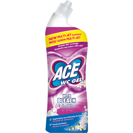 Ace, gel de curatat toaleta cu inalbitor, 700 ml