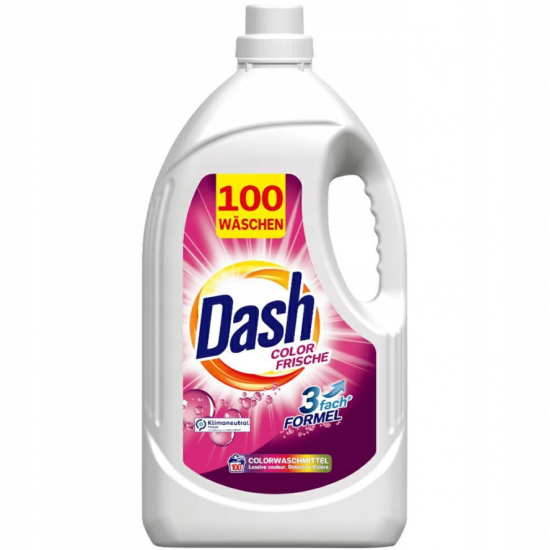 Dash Color, detergent rufe automat, 100 spalari, 5L