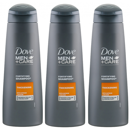 Sampon impotriva caderii parului Dove Men+ Care Thickening, 3 buc x 400 ml