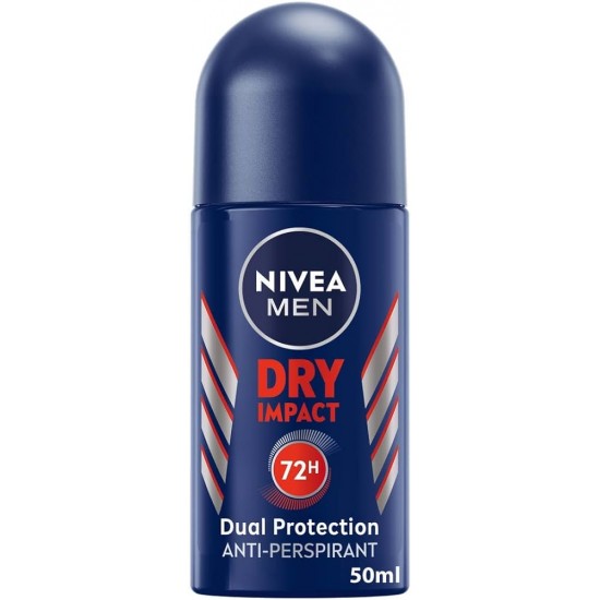 Nivea Dry Impact, antiperspirant roll-on barbati, 50 ml