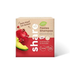 Share Festes, sampon solid natural cu extract de rodie si avocado, 12 x 60 gr